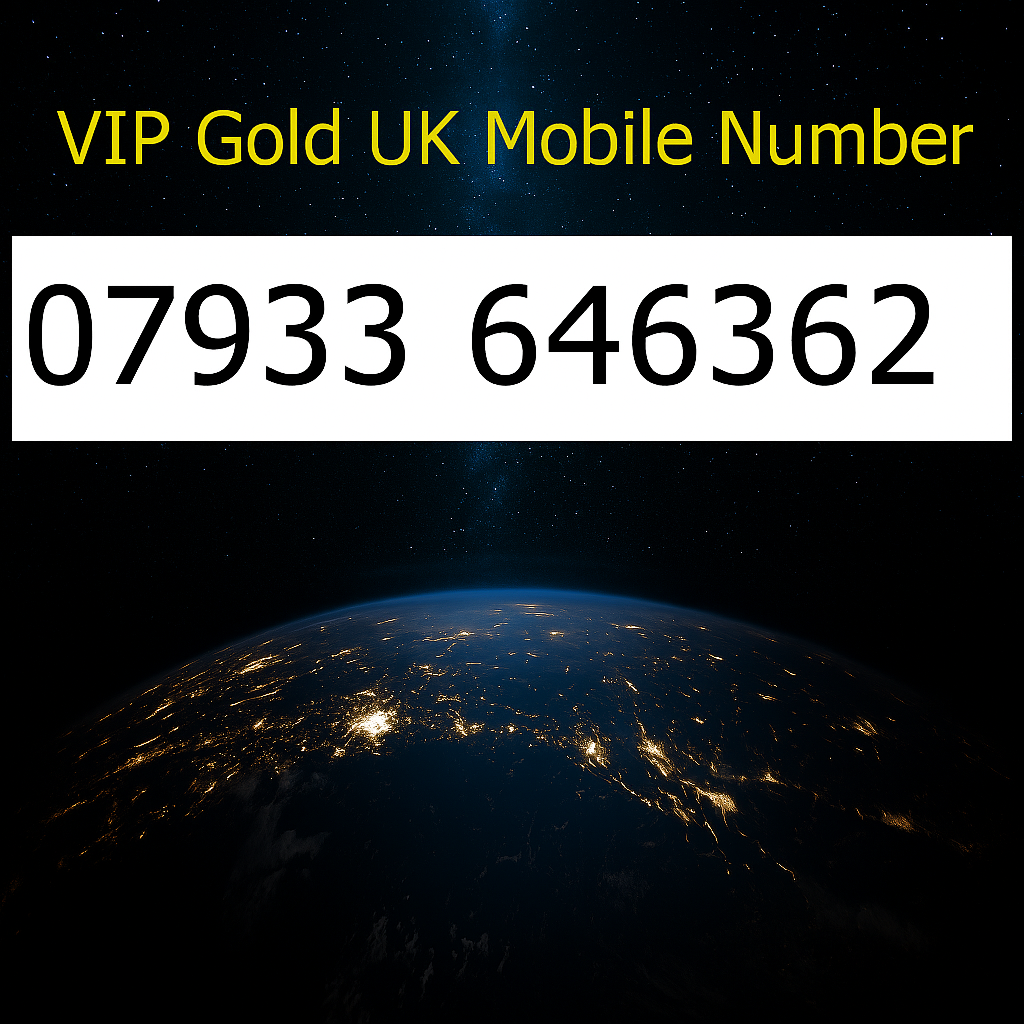07933 646362 - VIP Gold UK Mobile Number – Easy to Remember SIM Card – Business or Personal Use – Triple Cut, PAYG, Physical SIM kit