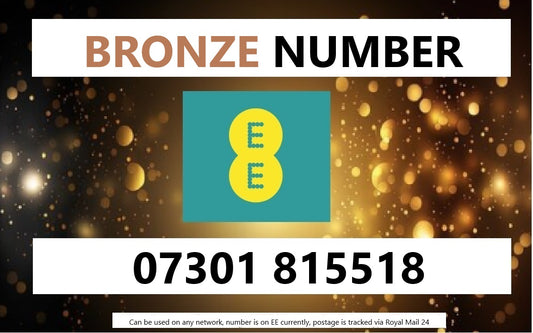 07301 815 518 - UK BRONZE BUSINESS EASY MEMORABLE MOBILE PHONE NUMBER