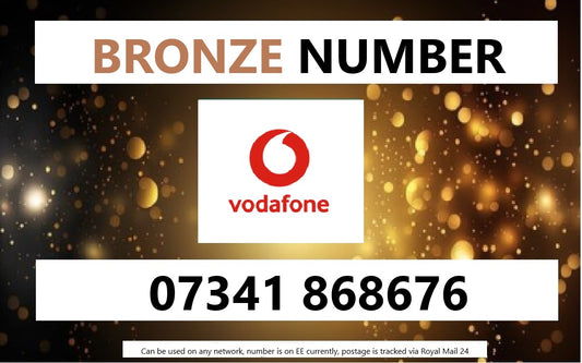 07341 868676 - UK BRONZE BUSINESS EASY MEMORABLE MOBILE PHONE NUMBER