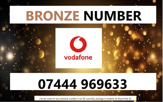 07444 969633 - UK BRONZE BUSINESS EASY MEMORABLE MOBILE PHONE NUMBER