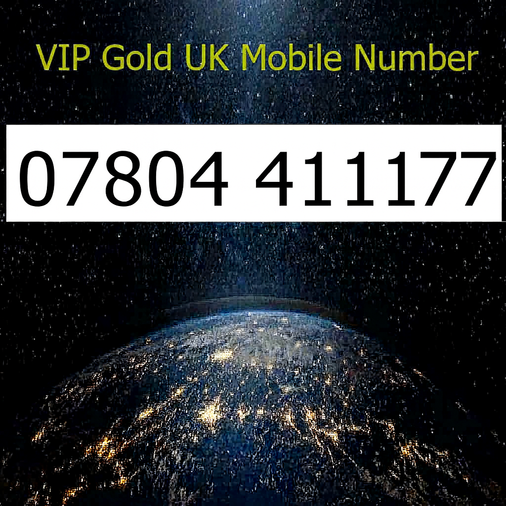 0780 44 111 77  - VIP Gold UK Mobile Number – Easy to Remember SIM Card – Business or Personal Use – Triple Cut, PAYG, Physical SIM kit