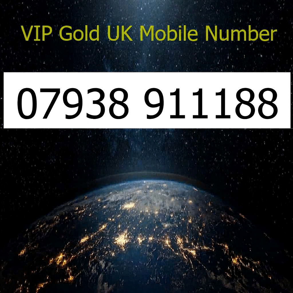 07938 911188 - VIP Gold UK Mobile Number – Easy to Remember SIM Card – Business or Personal Use – Triple Cut, PAYG, Physical SIM kit